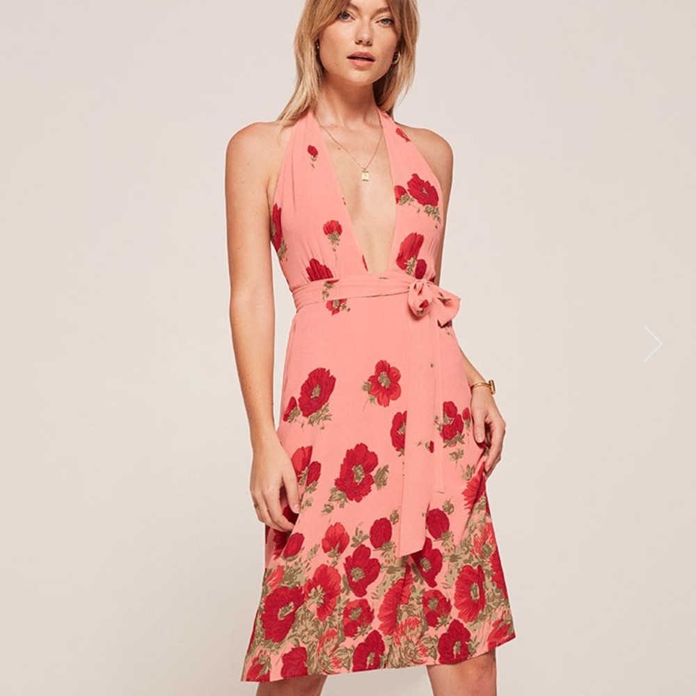 reformation johnson dress size small